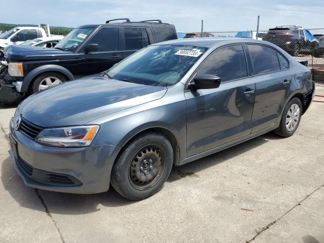 3VW2K7AJ7EM310831 - 2014 VOLKSWAGEN JETTA BASE 灰色 照片 1