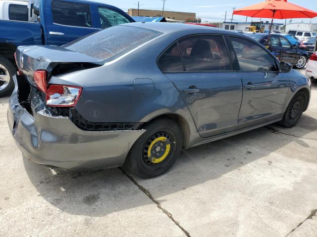 3VW2K7AJ7EM310831 - 2014 VOLKSWAGEN JETTA BASE 灰色 照片 3