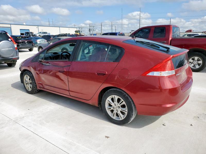 JHMZE2H78AS018742 - 2010 HONDA INSIGHT EX RED photo 2