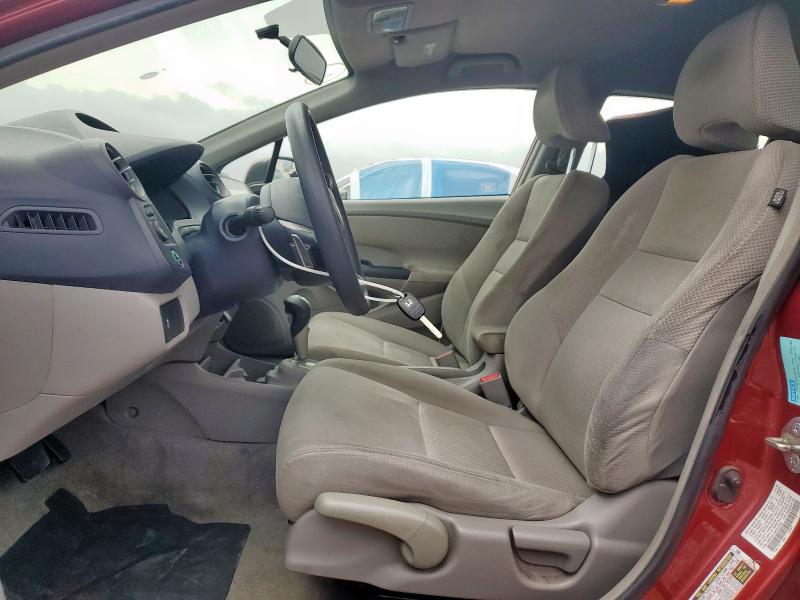 JHMZE2H78AS018742 - 2010 HONDA INSIGHT EX RED photo 7