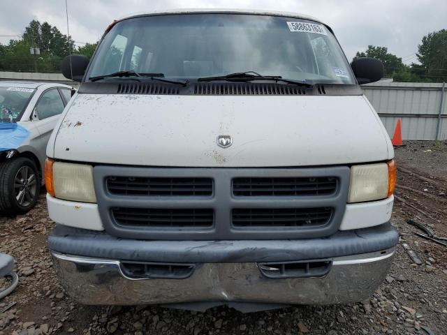 2B7HB11X2WK127581 - 1998 DODGE RAM VAN B1500 WHITE photo 5