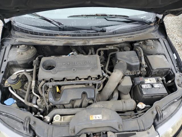 KNAFU4A27D5647832 - 2013 KIA FORTE EX BLACK photo 11