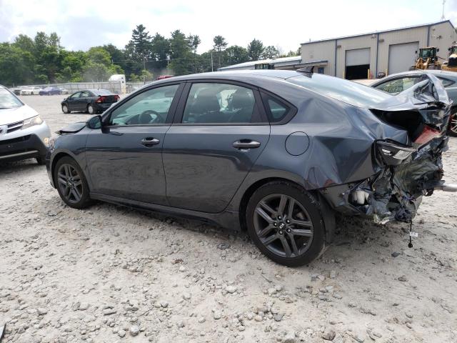 3KPF34AD5ME383456 - 2021 KIA FORTE GT LINE GRAY photo 2