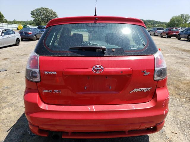 2T1LR32E55C366241 - 2005 TOYOTA COROLLA MA BASE RED photo 6