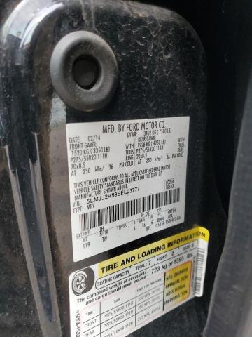 5LMJJ2H59EEL03777 - 2014 LINCOLN NAVIGATOR BLACK photo 13