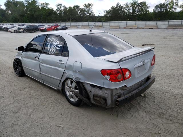 2T1BR32E57C741656 - 2007 TOYOTA COROLLA CE GRAY photo 2