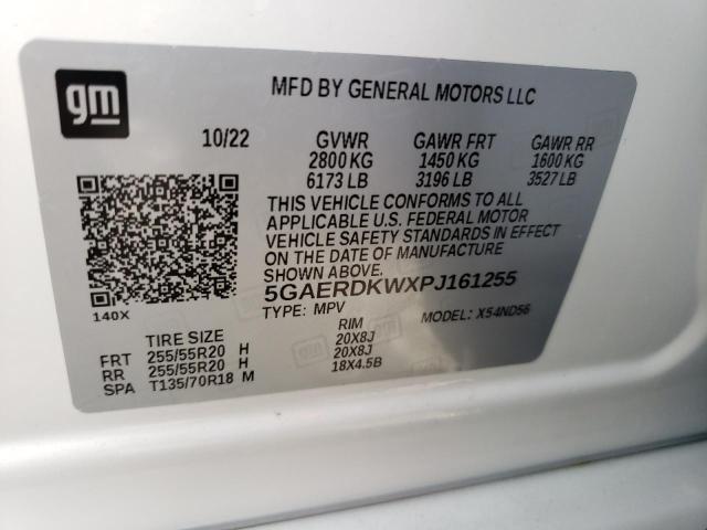 5GAERDKWXPJ161255 - 2023 BUICK ENCLAVE AVENIR WHITE photo 13