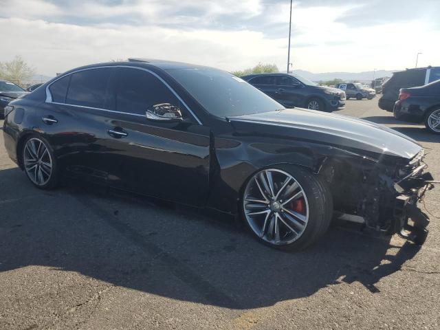 JN1BV7AP8EM675788 - 2014 INFINITI Q50 BASE Սև լուսանկար 4