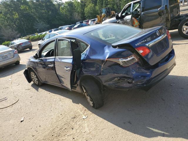 3N1AB7AP9HY266754 - 2017 NISSAN SENTRA S BLUE photo 2