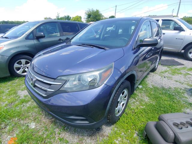 3CZRM3H30EG708144 - 2014 HONDA CR-V LX BLUE photo 2