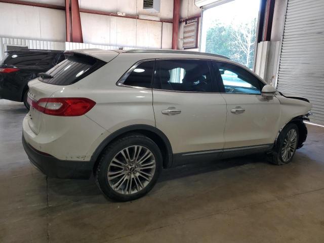 2LMPJ6LR6HBL46296 - 2017 LINCOLN MKX RESERVE WHITE photo 3