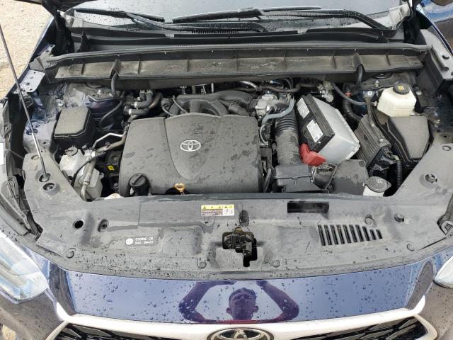 5TDGZRBH8MS071316 - 2021 TOYOTA HIGHLANDER XLE أزرق صورة 11