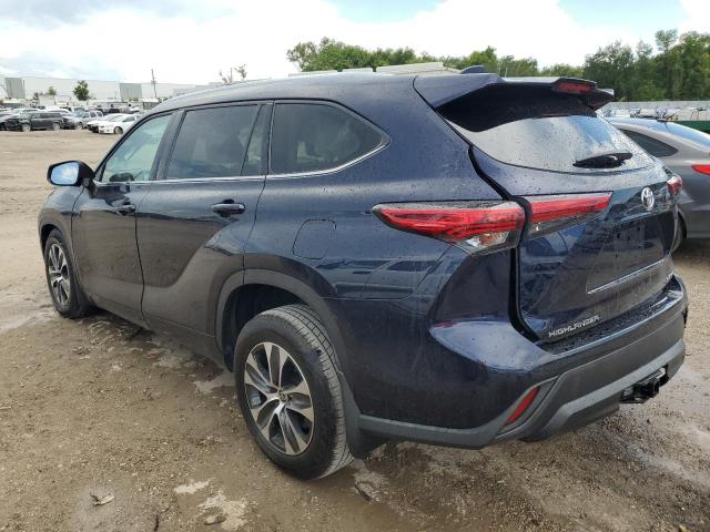 5TDGZRBH8MS071316 - 2021 TOYOTA HIGHLANDER XLE أزرق صورة 2