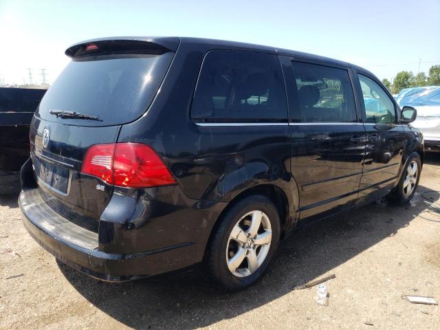 2V8HW34139R554923 - 2009 VOLKSWAGEN ROUTAN SE BLACK photo 3