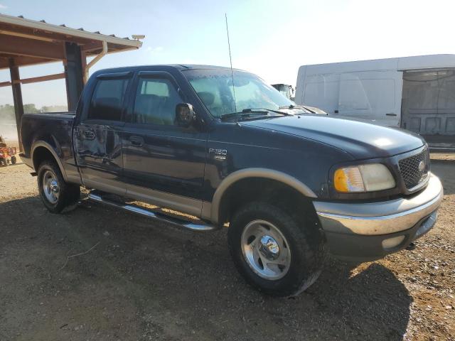 1FTRW08LX1KA87903 - 2001 FORD F150 SUPERCREW BLUE photo 4