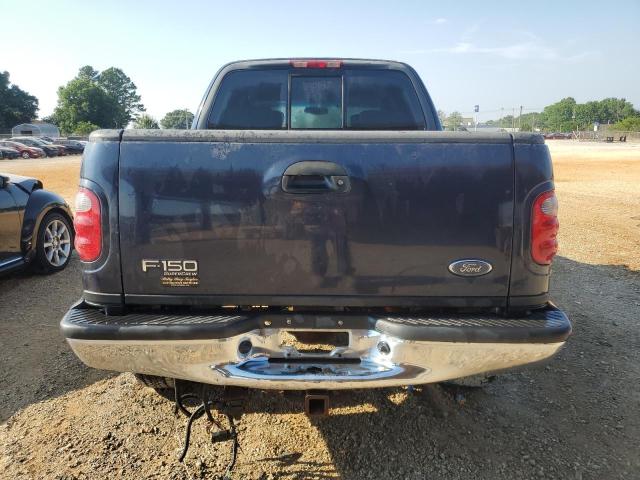 1FTRW08LX1KA87903 - 2001 FORD F150 SUPERCREW BLUE photo 6