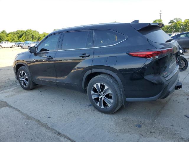 5TDGZRBH7NS595140 - 2022 TOYOTA HIGHLANDER XLE BLACK photo 2
