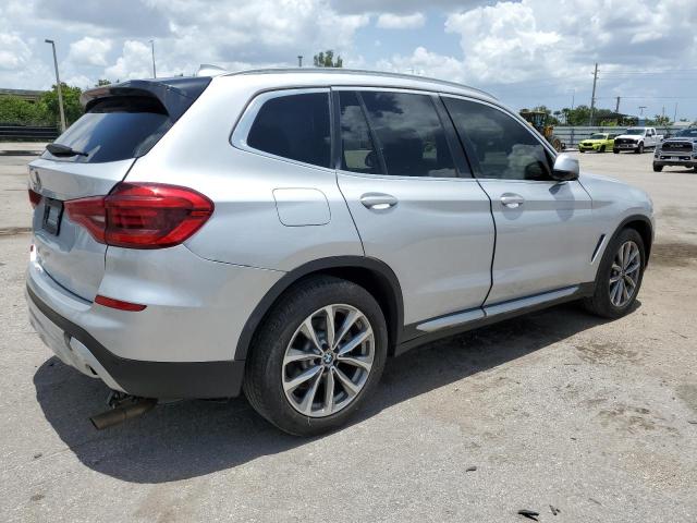 5UXTY5C03M9F59365 - 2021 BMW X3 XDRIVE30I SILVER photo 3