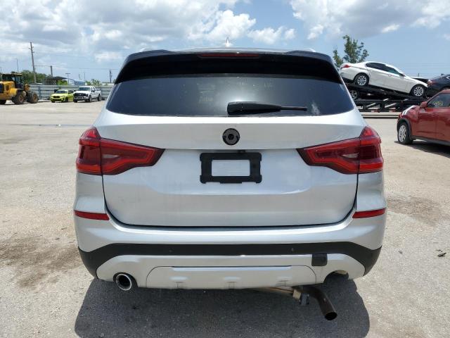 5UXTY5C03M9F59365 - 2021 BMW X3 XDRIVE30I SILVER photo 6