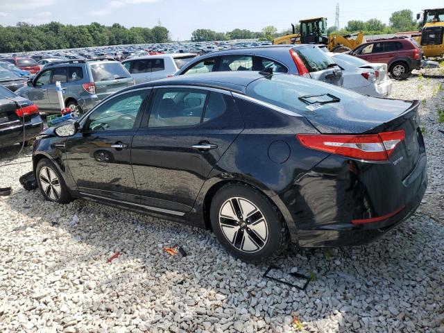 KNAGM4AD8C5021968 - 2012 KIA OPTIMA HYBRID BLACK photo 2