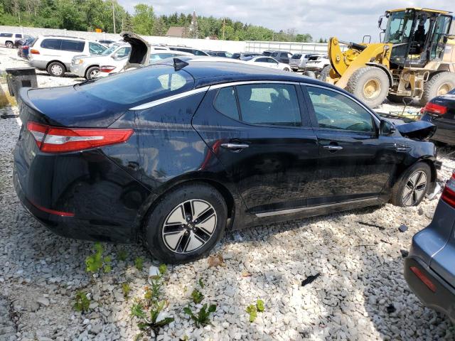 KNAGM4AD8C5021968 - 2012 KIA OPTIMA HYBRID BLACK photo 3