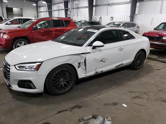 WAUPNAF59JA000676 - 2018 AUDI A5 PREMIUM PLUS WHITE photo 1