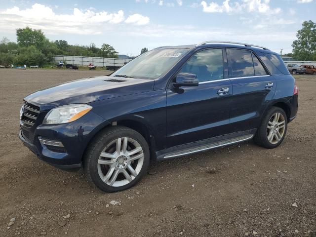 4JGDA5HB6FA568947 - 2015 MERCEDES-BENZ ML 350 4MATIC BLUE photo 1