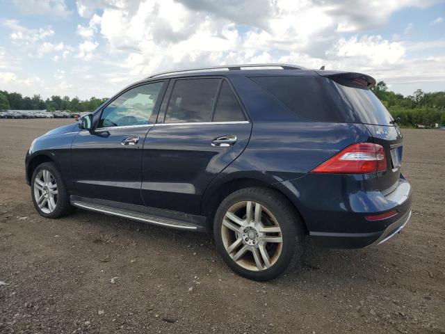 4JGDA5HB6FA568947 - 2015 MERCEDES-BENZ ML 350 4MATIC BLUE photo 2