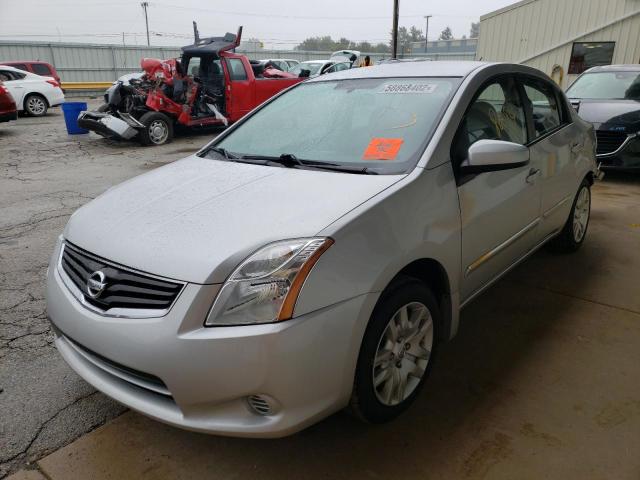 3N1AB6AP0CL746956 - 2012 NISSAN SENTRA 2.0 SILVER photo 2