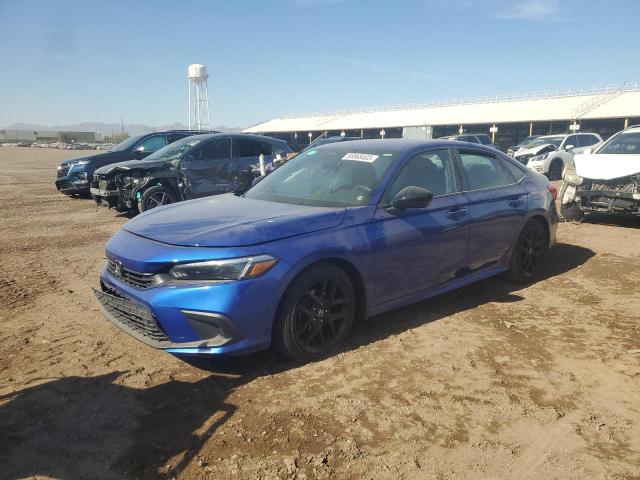 2HGFE2F51NH559149 - 2022 HONDA CIVIC SPORT BLUE photo 1