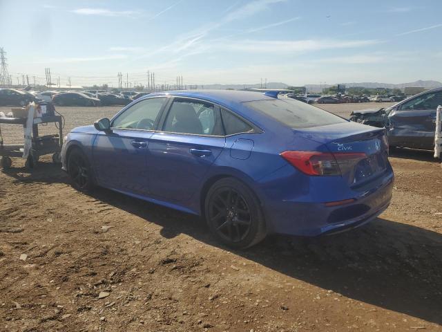 2HGFE2F51NH559149 - 2022 HONDA CIVIC SPORT BLUE photo 2