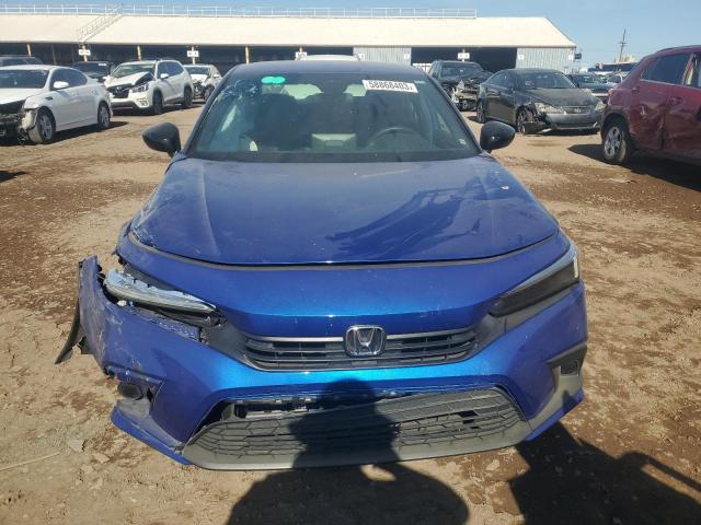 2HGFE2F51NH559149 - 2022 HONDA CIVIC SPORT BLUE photo 5