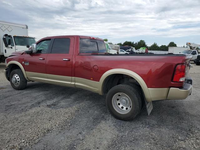 3C63DRKL2CG202519 - 2012 DODGE RAM 3500 LONGHORN RED photo 2