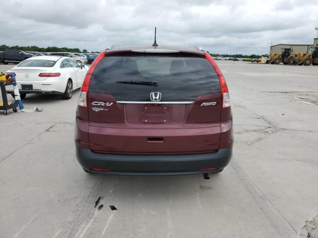 5J6RM4H79DL072835 - 2013 HONDA CR-V EXL BURGUNDY photo 6