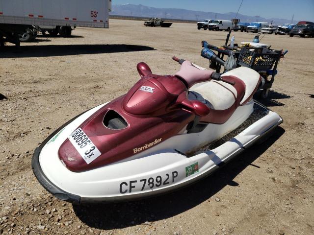 ZZN98244D898 - 1998 BOMBARDIER SEADOO BURGUNDY photo 2