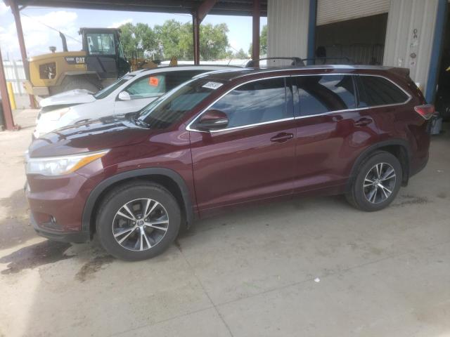 2016 TOYOTA HIGHLANDER XLE, 