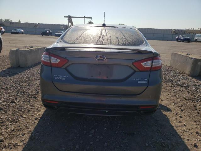 3FA6P0K97ER396586 - 2014 FORD FUSION TITANIUM GRAY photo 6