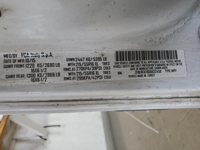 ZFBERFAT8G6B32458 - 2016 RAM PROMASTER TWO TONE photo 13