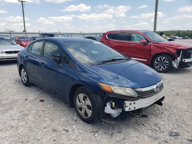 19XFB2F52CE031815 - 2012 HONDA CIVIC LX BLUE photo 4