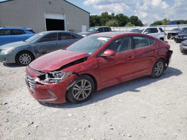 5NPD84LFXHH200674 - 2017 HYUNDAI ELANTRA SE RED photo 1