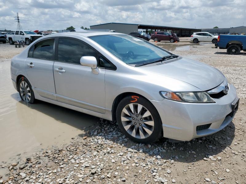 2HGFA169X9H508215 - 2009 HONDA CIVIC EXL SILVER photo 4