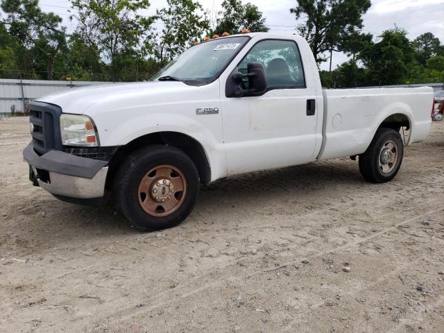 1FDNF20555EA96340 - 2005 FORD F250 SUPER DUTY WHITE photo 1