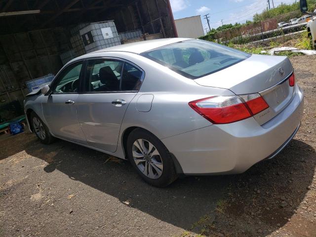 1HGCR2F37FA012537 - 2015 HONDA ACCORD LX SILVER photo 2