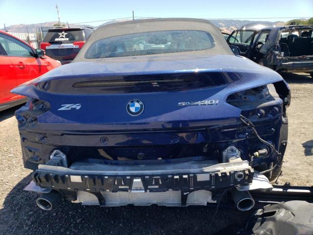 WBAHF3C08LWW63362 - 2020 BMW Z4 SDRIVE30I BLUE photo 6