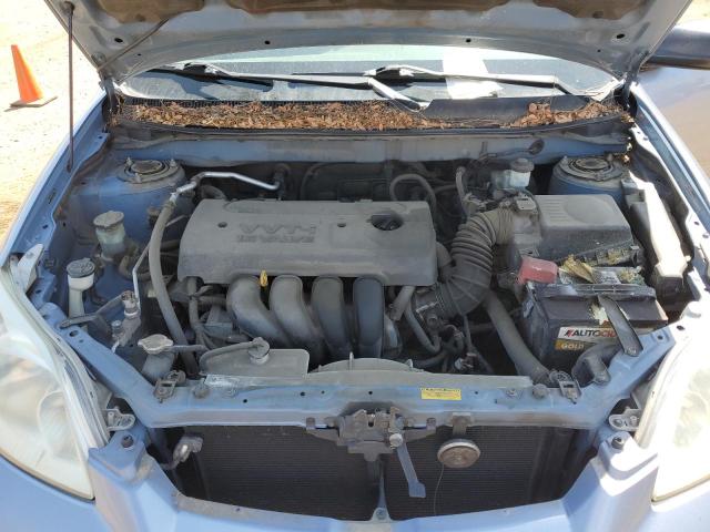 2T1KR32E78C704951 - 2008 TOYOTA COROLLA MA XR BLUE photo 11