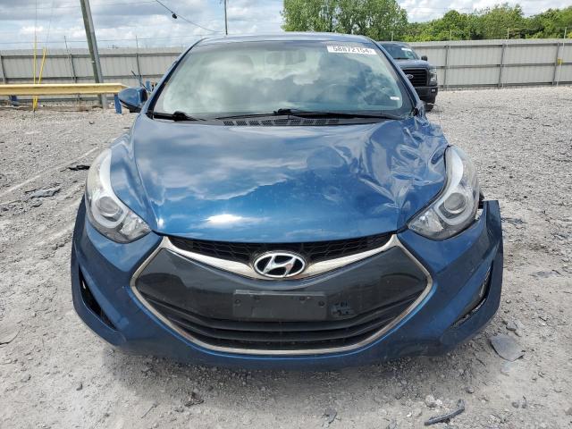 KMHDH6AH3EU024547 - 2014 HYUNDAI ELANTRA CO GS BLUE photo 5