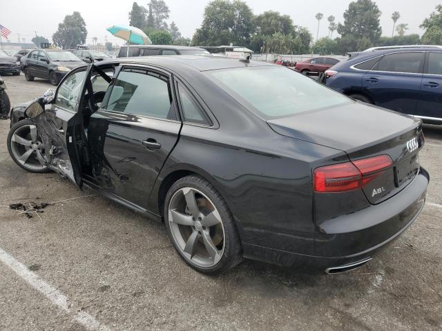 WAU44AFD0JN000104 - 2018 AUDI A8 L QUATTRO BLACK photo 2