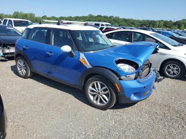 WMWZB3C50DWM09044 - 2013 MINI COOPER COUNTRYMAN BLUE photo 4