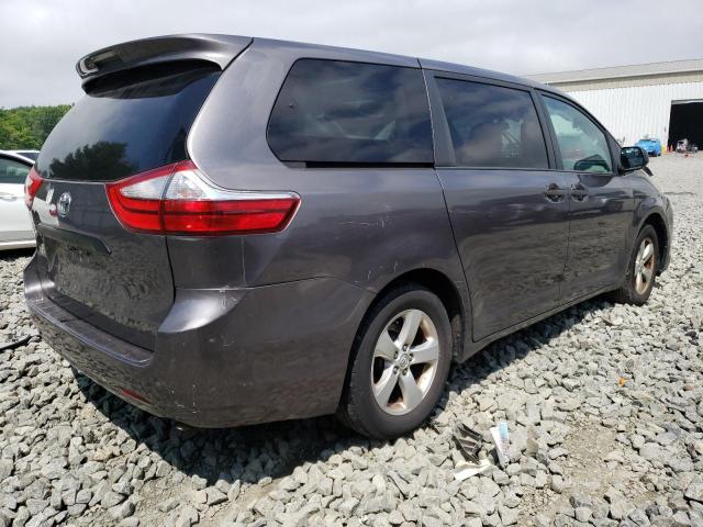 5TDZZ3DC0HS768220 - 2017 TOYOTA SIENNA GRAY photo 3