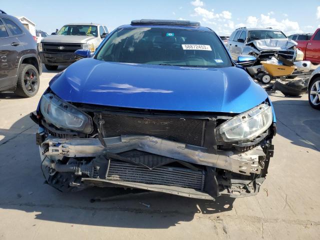 SHHFK7H78HU201042 - 2017 HONDA CIVIC EXL ლურჯი ფოტო 5